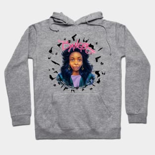 You In Danger Gurl Classic- Black Hoodie